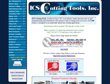 Tablet Screenshot of icscuttingtools.com